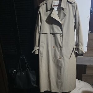 London Fog Beige Trench Coat
